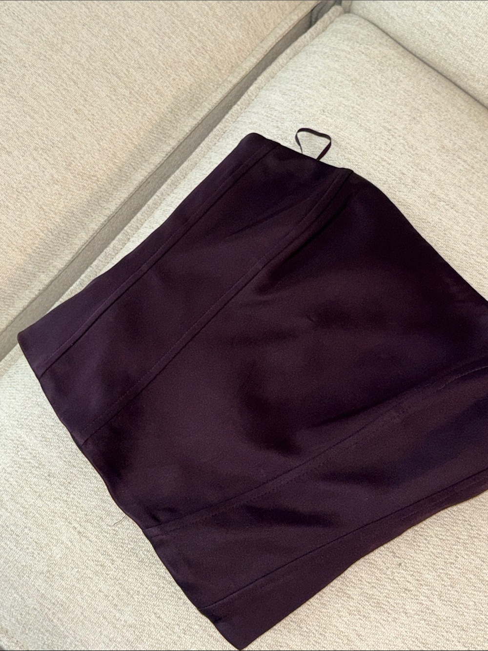 Aritzia TEN Satin top in Plum - Picture 5 of 5